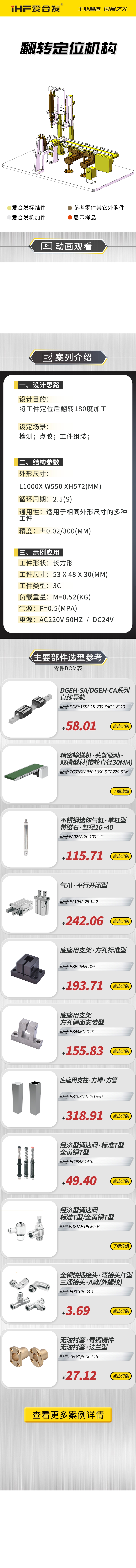 愛合發(fā)案例介紹：翻轉(zhuǎn)定位機(jī)構(gòu)！